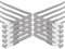 3,0 m - gris - 10 pièces Câble plat CAT.7 Gigabit Ethernet LAN (RJ45) câble réseau câble brut (10Gbit/s) câble d'installation plat mince compatible avec Cat.5 - Cat.5e - Cat.6