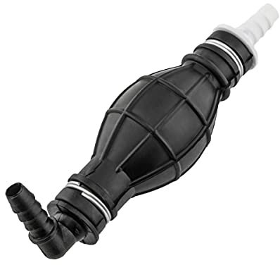 LST Kraftstoff Pumpe Handpumpe Ballpumpe Ø 8mm Tülle gerade + 90° Anschluss