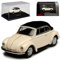 Schuco Volkwagen Käfer Cabrio Weiss mit geschlossenem Dach H0 1/87 Modell Auto