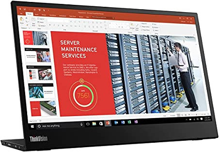 Lenovo Thinkvision M14 Led-14-Fl HD-Mat Black