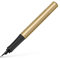 Faber-Castell 140932 Füller Grip Edition, Feder F, gold
