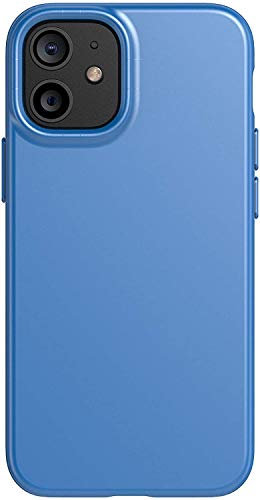 tech21 T21-8363 Evo Slim for Apple iPhone 12 Mini 5G - Germ Fighting Antimicrobial Phone Case with 2.4 Meter Drop Protection, Classic Blue