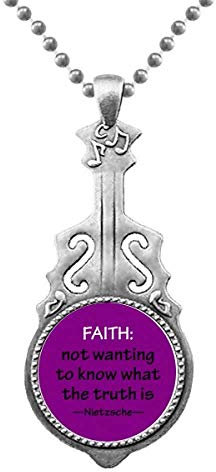 offbb Faith Life Truth Art Deco Geschenke Mode Anhänger Schmuck Musik Gitarre Torque Star Moon