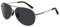 MXNXEU Sonnenbrille Herren Fahrerbrille Polarisiert Schwarz Polarisierte Herren Outdoor Vintage Unisex UV400 Fahren Stile Schwarze Asche