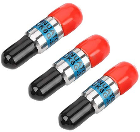 Akozon 3pcs Attenuator, RF Coaxial DC Block Fixed Attenuation SMA-JK Male to Female RF Coaxial Attenuator Connector 2W 6GHz 50Ω(15db)
