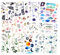 16 Blätter Transferaufkleber einreiben Sammelalbum Aufkleber Blumenaufkleber Dekorationsplaner Aufkleber Pflanzenaufkleber für Scrapbooking Tagebuch Album Bullet Journals DIY Arts and Crafts (Valley)