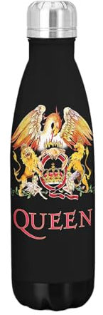Queen Classic Crest Unisex Thermosflasche Standard Edelstahl 0,5 l Band-Merch, Bands, Musik