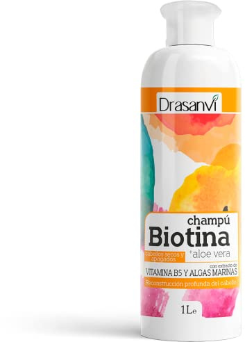 NOVA ENGEL Biotina Y Aloe Vera Champú Cabello Seco Y Apagado 1000 ml – für den täglichen Gebrauch