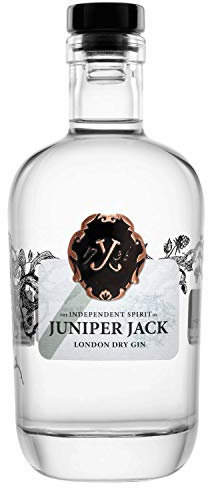 JUNIPER JACK Gin | 0,5 l Flasche | 46,5% vol. Alk. | London Dry Gin mit kräftigem Wacholder Aroma | handcrafted Gin