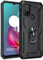 Dedux Coque Motorola Moto G30 / G10 [Tough Armor Series] Robuste Anti-Scratch PC arrière Panneau + Pare-Chocs TPU étanche aux Chocs + parenthèse Pliable. Noir
