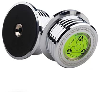 LP Disc Stabilizzatore 50Hz/60Hz Stabilizzatore Peso Giradischi Disco Record Stabilizzatore Morsetto, Stabilizzatore Peso Morsetto per Registratori Lp, Fonografi, Jukebox Stereo (Argento)