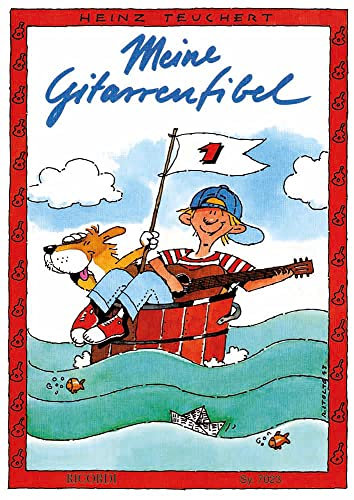 Meine Gitarrenfibel 1 | Gitarrenlehrbuch für Kinder bis 12 Jahre | Einfache Lernschritte für Melodiespiel und Liedbegleitung | Kinderfreundliche ... ohne Audio: Ausgabe ohne Audio (Übung 1-40)