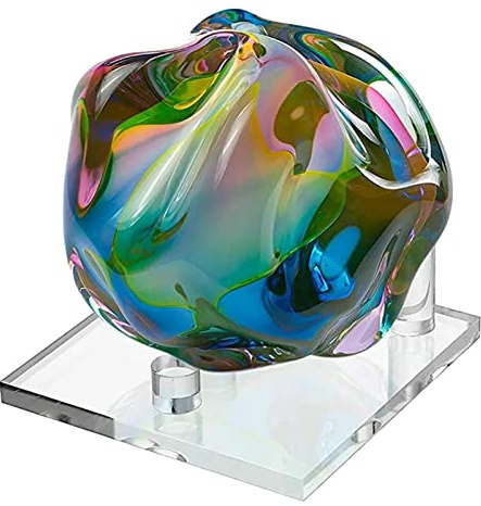 Aferzov Roche - Présentoirs Transparents pour rochers - Présentoir Crystal Collection Display Trois Porte-Pinces pour Boules Cristal Assiettes poterie Assiettes Petits poignards
