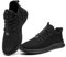 Tvtaop Damen Sneaker Laufschuhe Turnschuhe Schuhe Damen Sportschuhe Tennisschuhe Outdoor Atmungsaktiv Walkingschuhe Leichtgewichts Straßenlaufschuhe,Schwarz 42 EU