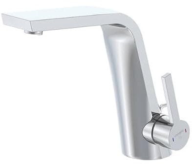 Steinberg Serie 260 Waschtischarmatur, mit Ablaufgarnitur, Ausladung 158mm, 26010001, Farbe: Chrom