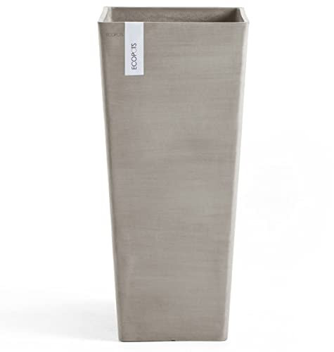 Pot Haut Rotterdam 70 Taupe - 32 x 32 x H. 70 cm - 42 L
