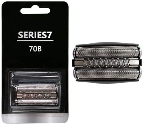 Premium Shaver Replacement Blade Foil Head for B-raun 70B Series 7 (799cc, 795cc, 790cc-4, 760cc, 750cc, 735s, 730) (Black, New Packaing)