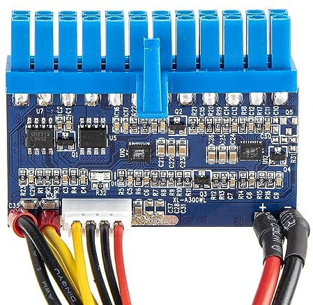 Iesooy DC 12V 300W 24Pin ATX Conector de placa base Mini ITX Fuente de alimentación PICO módulo PSU para PC Gamer