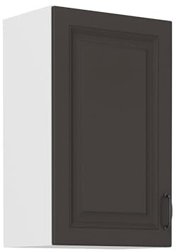 Kuechen-preisbombe Hängeschrank 45 cm Stilo Grau Küchenzeile Küchenblock Küche Landhaus Einbauküche