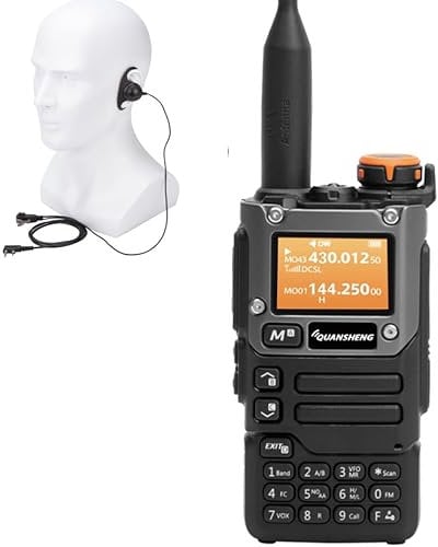 Quansheng UV-K5(8) VHF UHF Dual-Band Ham 5W Portable Two-way Radio Walkie Talki FM NOAA UV-K5 plus W/Headsets Earpiece