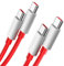 USB C Cable 1 m Pack of 2 for OnePlus 11 10T 5G, SuperVOOC Quick Charge Charging Cable USB C to USB C, Super Flash Data Cable Type C for OnePlus North 3 2 2T North CE 3 4 Lite 10 Pro OnePlus Pad Open