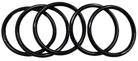 10 Stück EPDM O-Ringe 6mm x 38mm x 50mm, 6mm Drahtdurchmesser, 38mm ID, 50mm AD, Metrische Dichtscheibe O-Ring Dichtung Schwarz