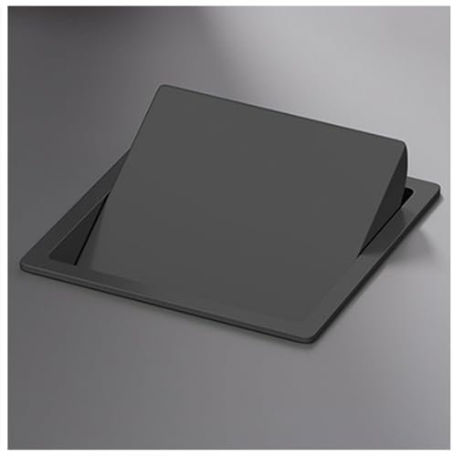 Pattumiera Da Incasso Scivolo Per Rifiuti Incorporato Nel Controsoffitto, Cestino Per Rifiuti Incorporato Nell'armadio Da Cucina Coperchio Per Pattumiera Oscillan(Size:Coperchio + cestino,Color:black)