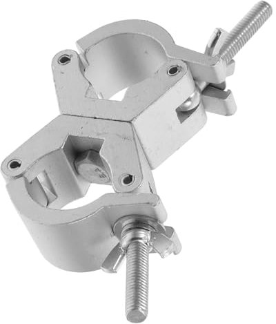GLEAVI 360 Stage Hook Light Hooks Stage Lights Pole Assemble Clamp Lighting Clamp Truss Clamps Pole Clamp Light Truss Mounting Bracket Stage Lighting Mobile Clamp Silver Aluminum Alloy