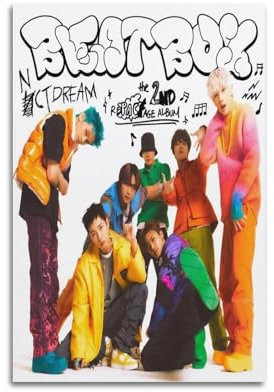 NCT DREAM Poster, Rapper-Musik, signiert, limitierte Poster, Albumcover-Drucke, Poster, Leinwand, Wandkunst, Raum, ästhetische Poster, Musik, Klassenzimmer, Schlafzimmer, Wanddekoration, Kunst, 30 x