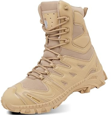 5.AA B525 Uomo SWAT Combat Stivali Giallo deserto 43 EU
