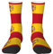HCVXBSA Calcetines divertidos únicos con la bandera de España, longitud a media pantorrilla, opciones de diseño múltiple, grandes regalos para hombres, mujeres y adolescentes, color blanco, Blanco,