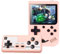 Handheld Games Console Double Player Retro Game Console Built-in 500 Games AV Out Electronic Game for Connecting TV & Two Players, 3.0-Inches Screen 1020mAh Battery, Gift for Kids and Alult (Pink)