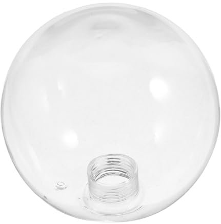 OSALADI Klarer Glaslampenschirm 100mm Kugel Lampenschirm Für G9 Fassung Moderner Leuchtenschirm Für Pendelleuchten Transparenter Lampenschirm Für Stilvolle Beleuchtung