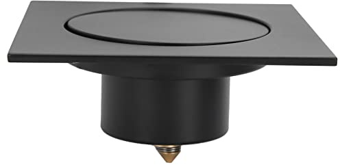 Cocoarm Brass Bounce Shower Drain Odor-Proof Bathroom Floor Drain Fast Draining Square Shower Drain AntiOverflow Floor Drain for Bathroom Kitchen, 50/75mm Installation Pipe Diameter
