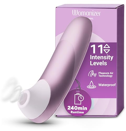 Womanizer Pro Klitorisstimulator für Frauen und Paare | Erotik Sex Toy | Vibrator für Erwachsene | Klitoris Saugvibrator mit 11 Intensitätsstufen | Wasserdichter Stimulations-Massager | Lila