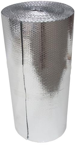 HSIRYAOHD Heizkörperabweiserplatten, selbstklebende Wärmedämmung, Rolle, aluminisierte Folie, Winterrohrisolierung, wärmereflektierende Folie für hinter Heizkörper, für Zuhause, Van