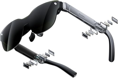 RayNeo Air 3s AR/XR Glasses, 201 120Hz FHD HueView Display, Portable AR Video Eyewear Gaming Glasses for iPhone 17/16/15, Android, Mac, Switch, PS5, Steam Deck - Next-Gen Wearable Theater
