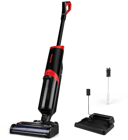 Shop-Vac Wet Dry Vacuum Cleaner and Mop, 15000Pa Vacuum Mop All in One, Lightweight Multi-Surface Cleaner with Self-Cleaning, LED Display & Voice Prompts