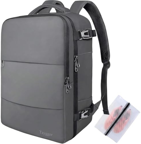 Taygeer Easyjet Cabin Bag 45x36x20 Underseat, Travel Backpack Women | Carry On Backpack for Airplane, Luggage Rucksack for Plane Hand Luggage Bag, Laptop Rucksack with Separate Shoe Pouch