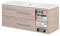 FACKELMANN Waschtischunterschrank inkl. Gussbecken B.CLEVER/Soft-Close-System/Maße (B x H x T): ca. 120 x 48,5 x 46 cm/Möbel fürs WC oder Badezimmer/Schrank: Braun hell/Becken: Weiß