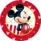 Mickey Mouse Runde Tortenaufleger 20CM - Geburtstag Tortenbild Zuckerbild Tortenplatte Oblate Kuchenzuckerplatte