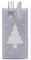 Sovie HOME Besteckservietten White Tree in Silber Linclass® Airlaid, Weihnachtsbesteckserviette Einweg stoffähnlich, ideal für Advents- & Weihnachtsfeiern, 40x40 cm 1/8 Falz, 12 Stück