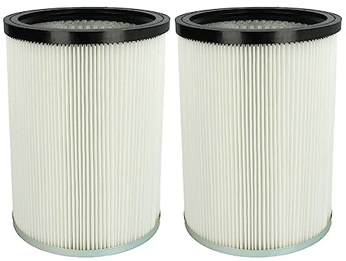 vhbw 2x Faltenfilter Ersatz für Kärcher 9.770-988.0 | 6.907-038.0 für Staubsauger - Patronenfilter Weiß