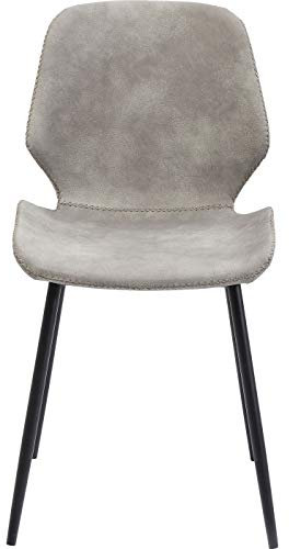 Kare Design Stuhl Honey Moon, Grau, Polsterstuhl, 47 cm Sitzhöhe, Esszimmer, Wohnzimmer, 87x45x59 cm (H/B/T)