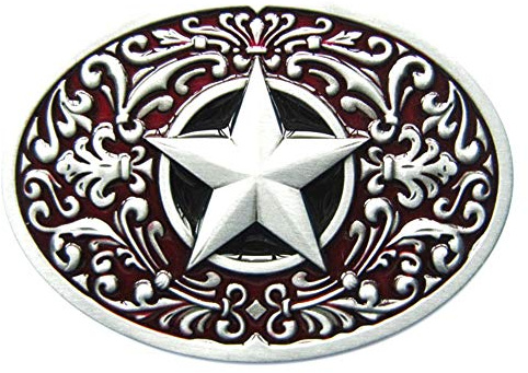 Urban Backwoods Western Star VI Gürtelschnalle für Wechselgürtel Buckle