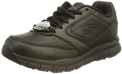 Skechers Nampa Wyola, Zapatillas Mujer, Black Synthetic PU, 37 EU