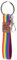 BDM Stoffarmband für Männer oder Frauen mit der Gay-, LGTBI-, Bisexuellen-, Lesben- und Transgender-Pride-Flagge. Elastisches und sehr angenehm zu verschenkendes Freundschaftsarmband.
