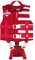 Kleinkind Schwimmjacke, Floaties für Kleinkinder, Floating Badeanzug Badebekleidung mit verstellbarem für Unisex-Kinder Rot L