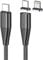 Callstel USB C Adapter: Magnetisches USB-C-Schnell-Ladekabel, Typ C & Lightning, 1,8 m, 3 A (Magnetischer USB Stecker, Magnetische Kabel, iPhone 7 Plus)