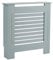 Home Source Radiator Cover Wooden Wall Cabinet Shelf Slatted Grill, Grey, Small 78cm